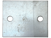 two holes rail pad